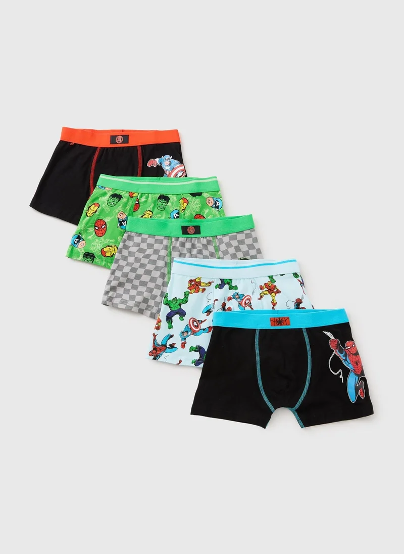 ماتلان Marvel 5 Pack Boys Multicolour Boxers